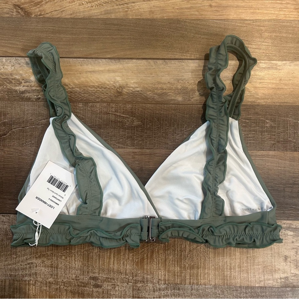 Lost + Wander Mahalo Spirit Bikini Top - Light Sage Green 🌴 - Picture 7 of 9